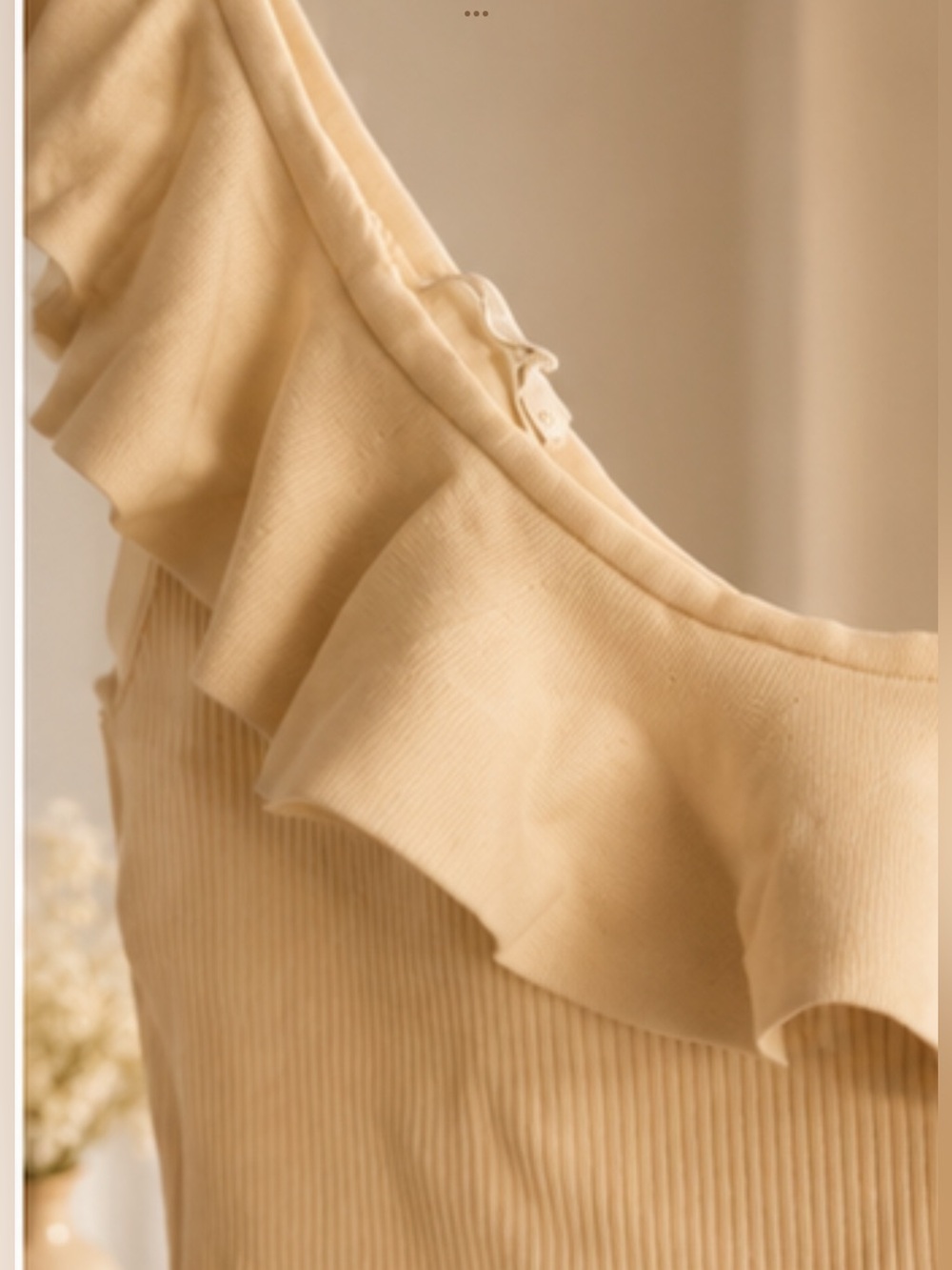 Zimmermann One-Shoulder Ruffle Tank Top - Off white - Picture 7 of 11
